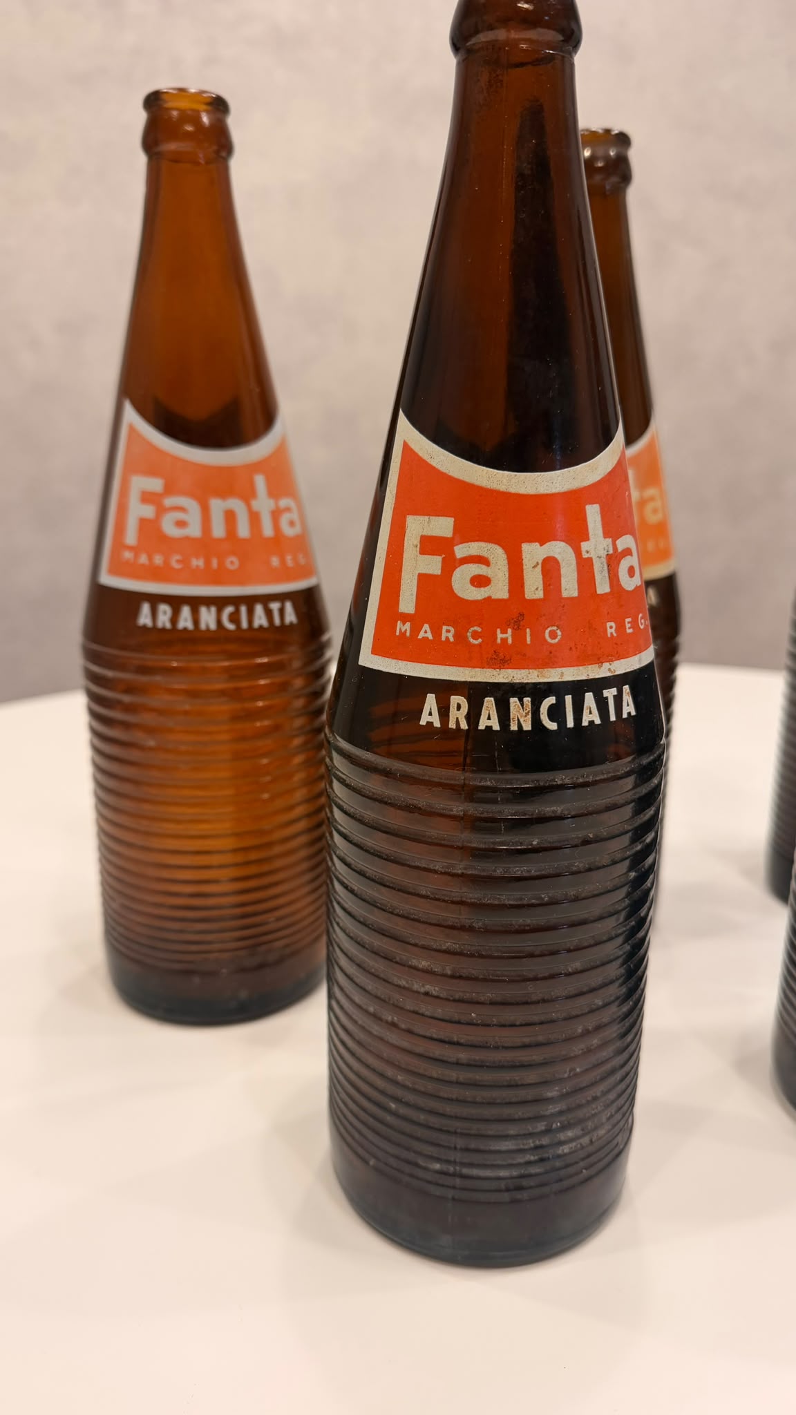 Fanta Vintage Flasche 1960er Italien Aranciata Famib