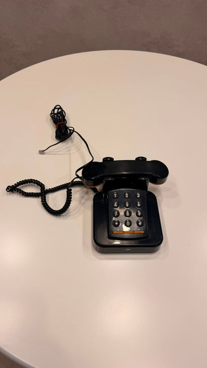 Vintage Brondi Excalibur 10 Telefon in schwarz