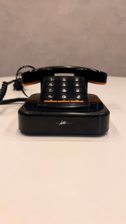 Vintage Brondi Excalibur 10 Telefon in schwarz