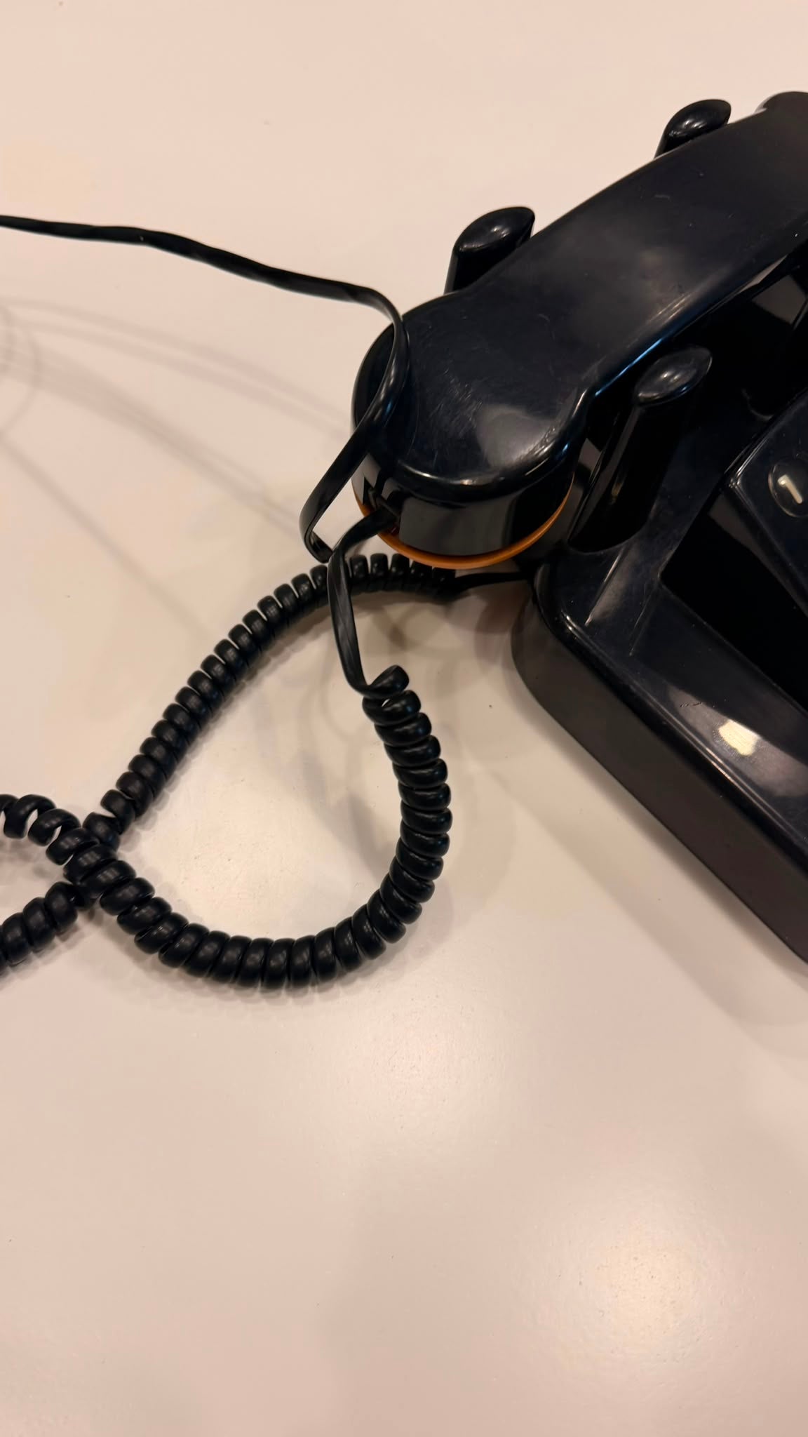 Vintage Brondi Excalibur 10 Telefon in schwarz