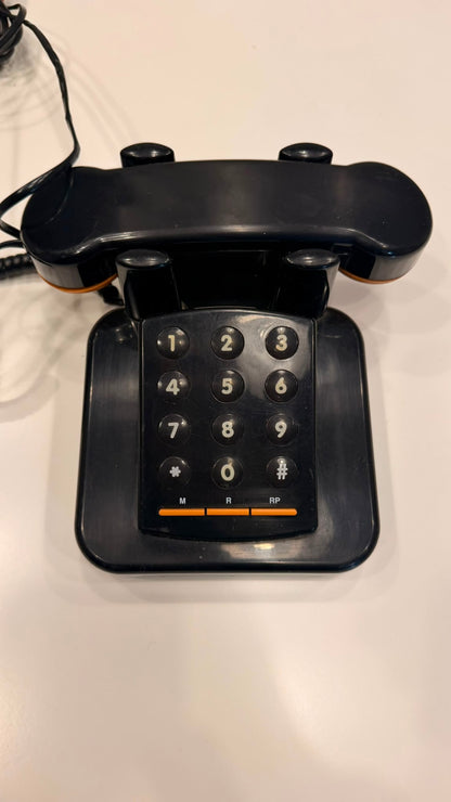 Vintage Brondi Excalibur 10 Telefon in schwarz