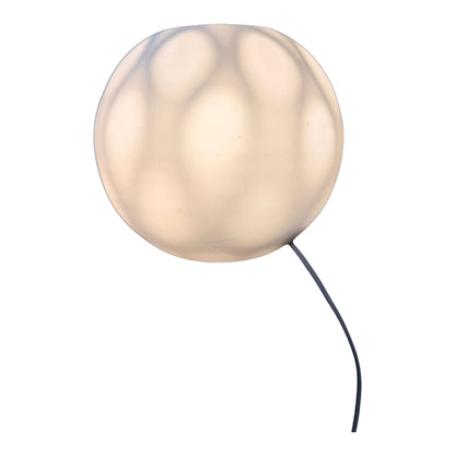 Vintage Designer Kugelleuchte aus Opalglas mit Lichtspiel