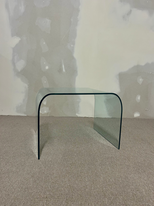 SICA Italien Design Glas Tisch / Beistelltisch Waterfall