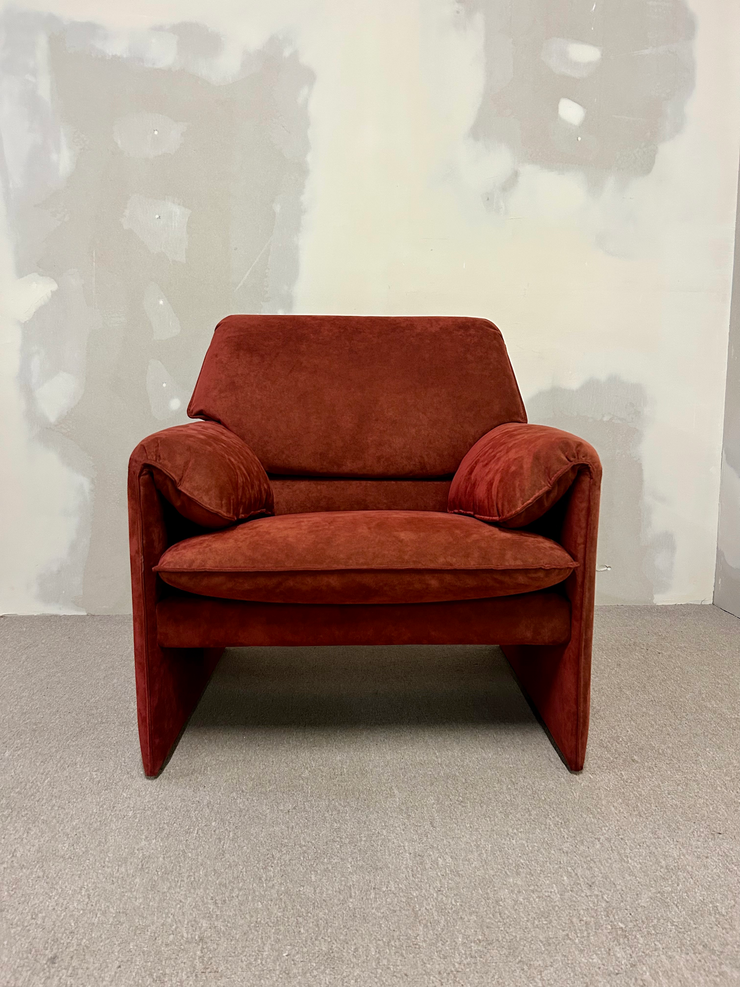 Leolux Bora Bora Sessel Alcantara rot