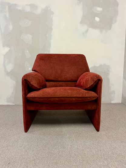 Leolux Bora Bora Sessel Alcantara rot
