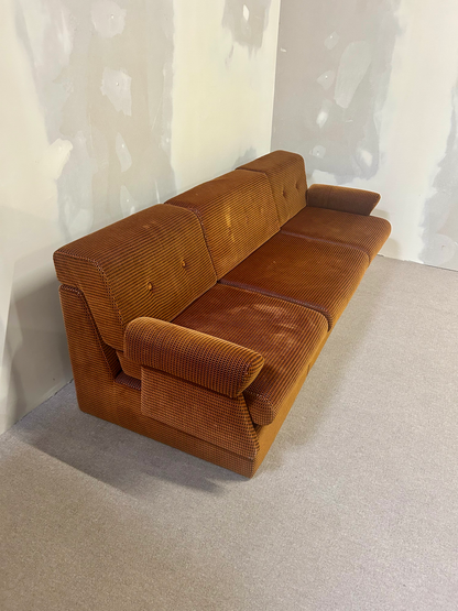 Cord Modular Sofa der 70er Jahre in Stoff