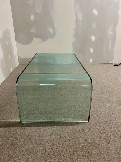 Vintage Glas Couchtisch Sica Design, Made in Italy