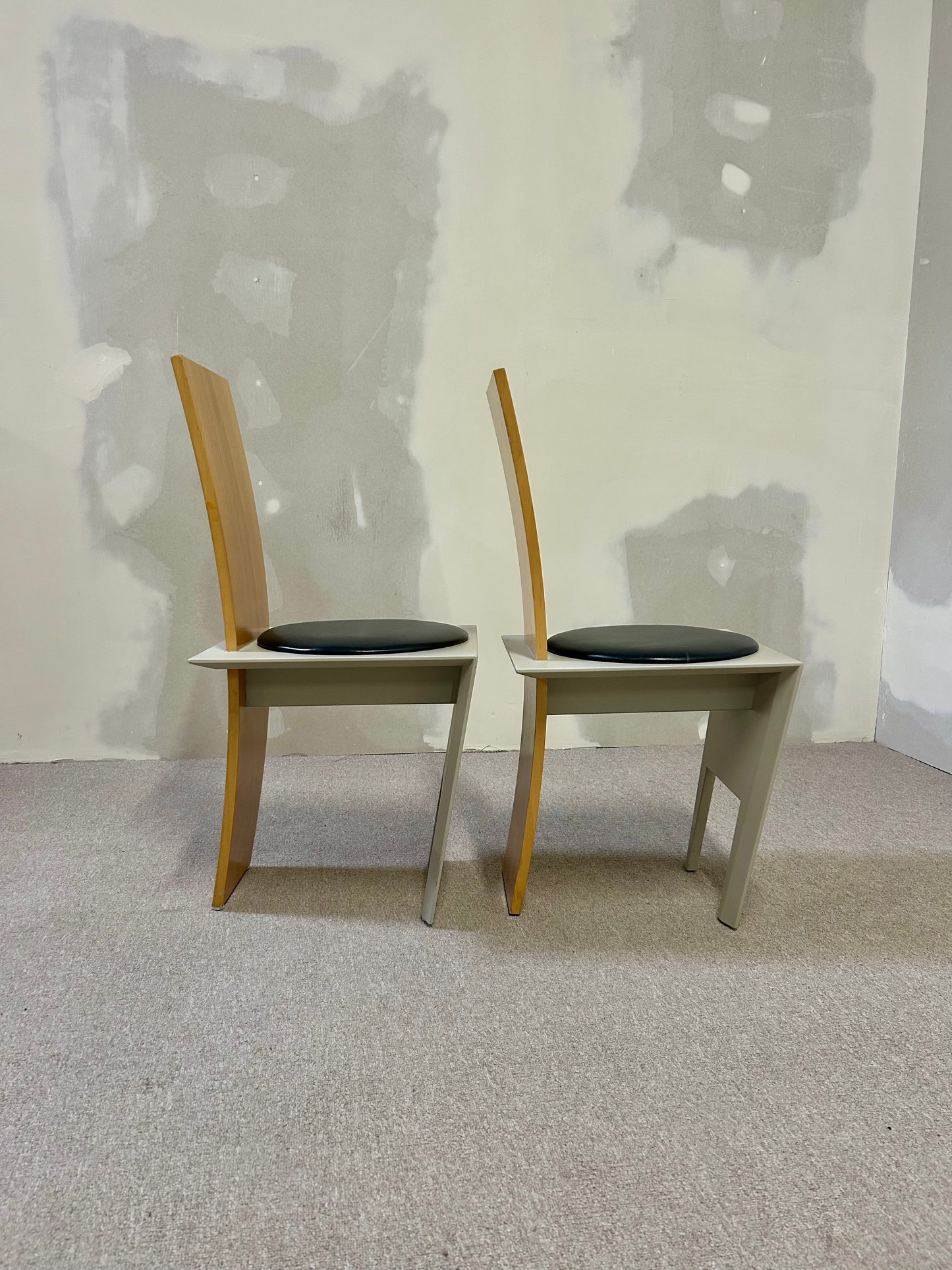 Italienische vintage Designer Stühle