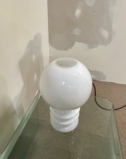 Space Age Glashutte Limburg Retro Mushroom Lampe Vintage 70s