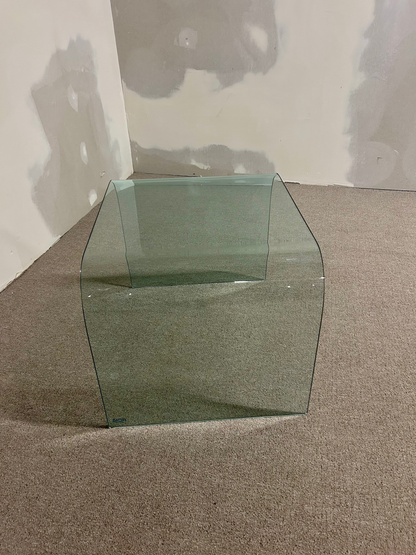 SICA Italien Design Glas Tisch / Beistelltisch Waterfall