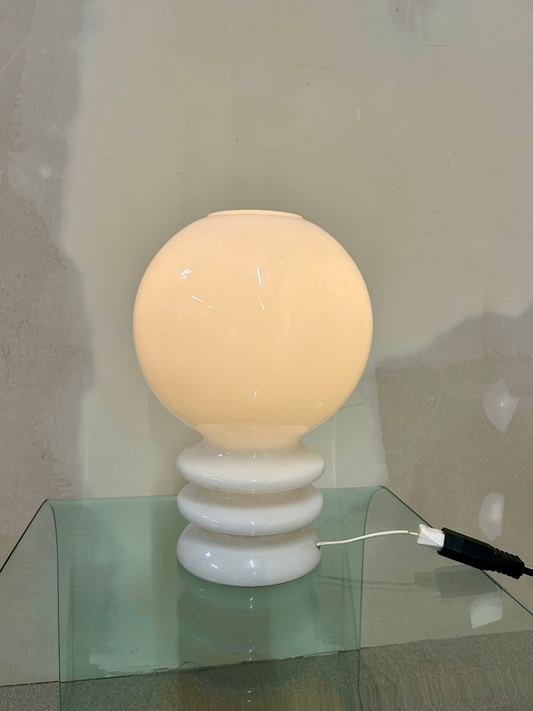 Space Age Glashutte Limburg Retro Mushroom Lampe Vintage 70s