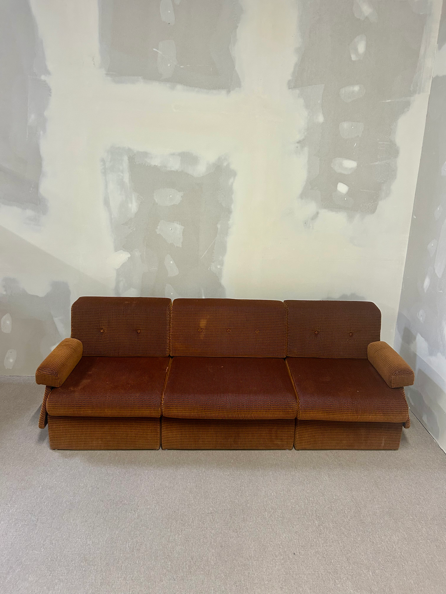 Cord Modular Sofa der 70er Jahre in Stoff