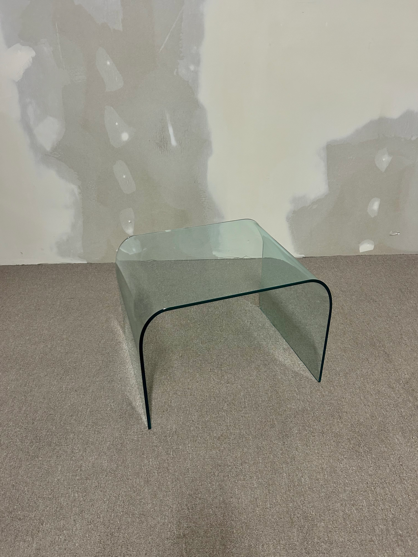 SICA Italien Design Glas Tisch / Beistelltisch Waterfall