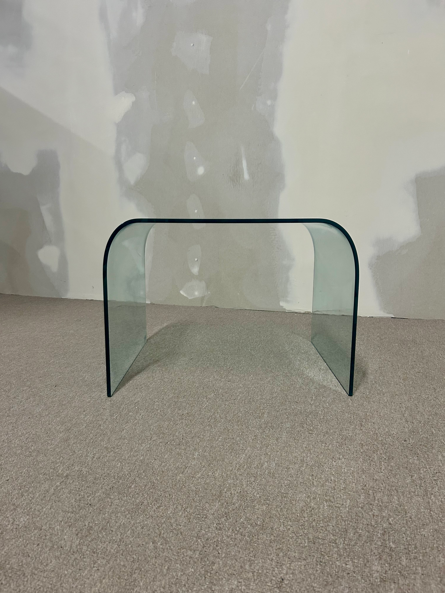 SICA Italien Design Glas Tisch / Beistelltisch Waterfall