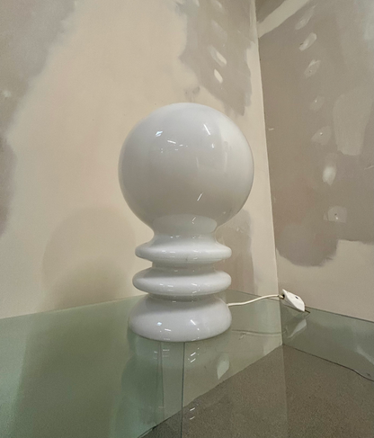 Space Age Glashutte Limburg Retro Mushroom Lampe Vintage 70s